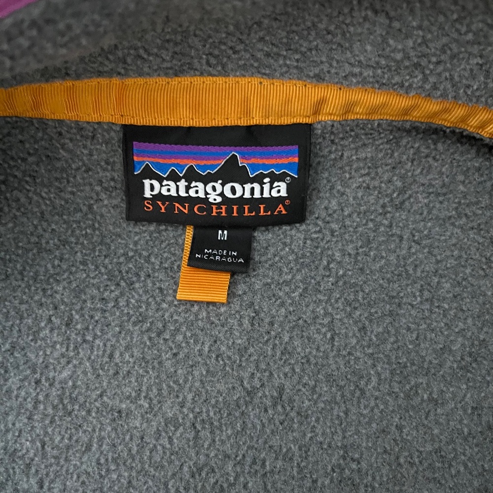 Patagonia Womens Synchilla Snap T Medium Rare - image 4